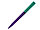 Ручка шариковая, пластик, софт тач, фиолетовый/зеленый, Z-PEN Color Mix, фото 2