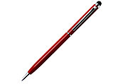 Ручка шариковая, СЛИМ СМАРТ, металл, красный/серебро, фото 2