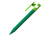 Ручка шариковая, треугольная, пластик, софт тач, зеленый/светло-зеленый, PhonePen, фото 3