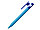 Ручка шариковая, треугольная, пластик, софт тач, светло-синий/синий, PhonePen, фото 3