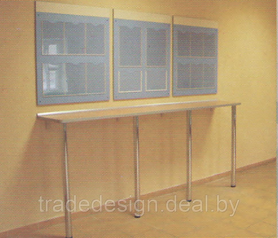 М12.9а Стенд с пристенным столиком - фото 1 - id-p119488250