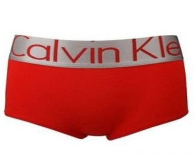 Женские трусы шортики (хипсы) Calvin Klein красные