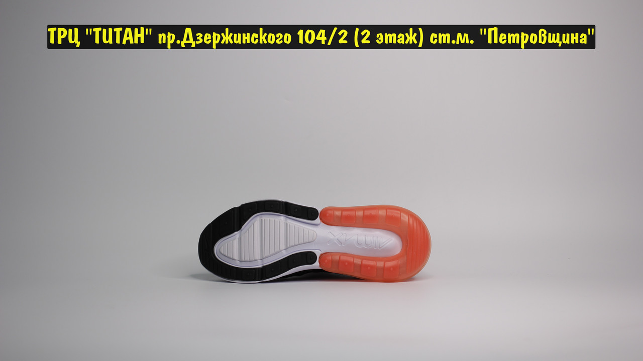 Кроссовки Nike Air Max 270 Black White Red - фото 3 - id-p119497734