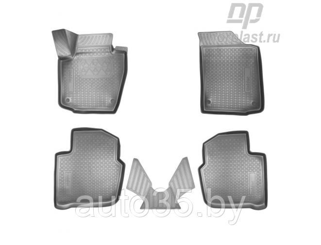 Коврики салонные для Seat Toledo IV (NH) 3D (2012-2019)\ Skoda Rapid (NH) 3D (2013) - фото 1 - id-p119498147