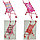 Детская металлическая коляска-трость для кукол Melobo/Melogo арт. 9302-1, фото 3