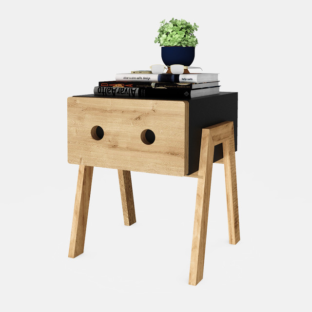 Тумбочка CRAFTO / МУНК / wood в скандинавском стиле Тумбочка CRAFTO / МУНК / wood в скандинавском стиле