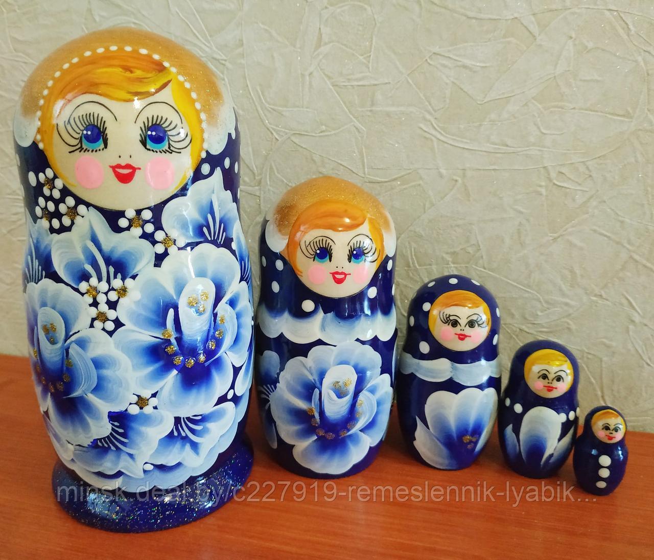 Матрёшка на 5 частей! Ручной работы!