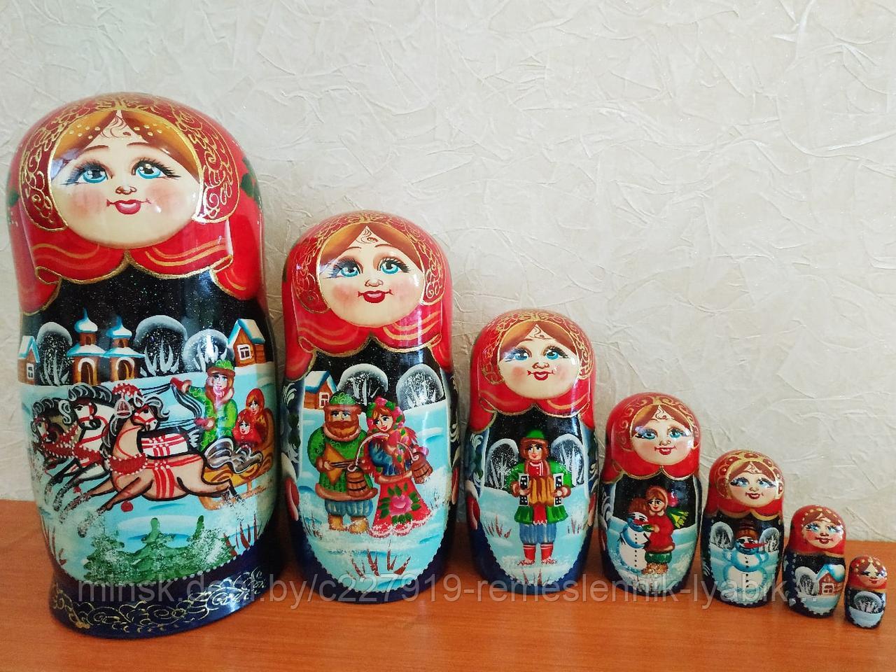 Матрёшка на 7 частей! Ручной работы! Матрёшки в Минске