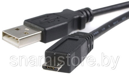 Кабель USB - microUSB SNAMI, 90см, USB20-90B - фото 1 - id-p119502123
