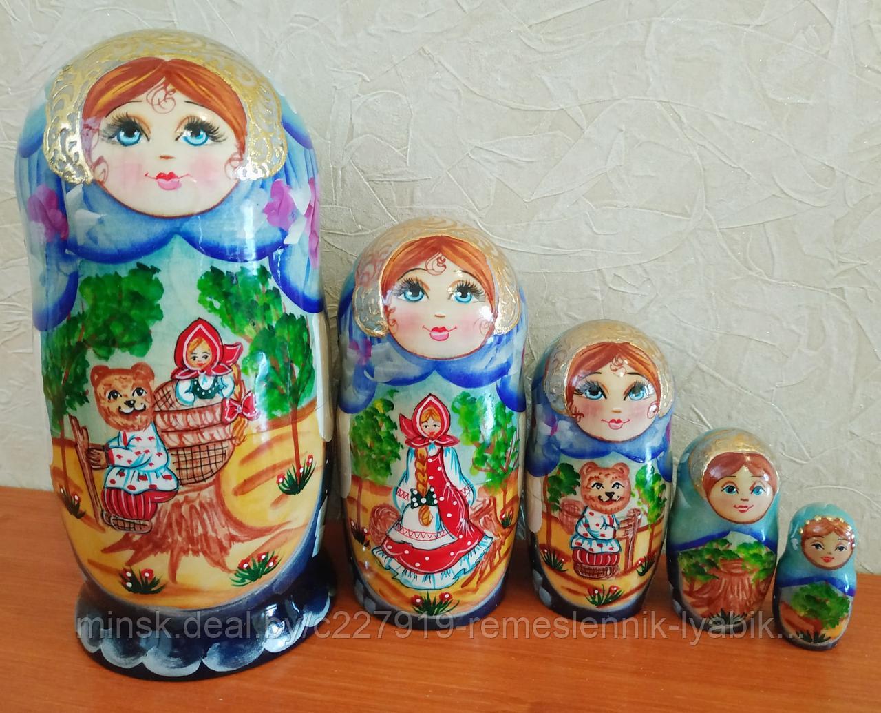 Матрёшка на 5 частей! Ручной работы!