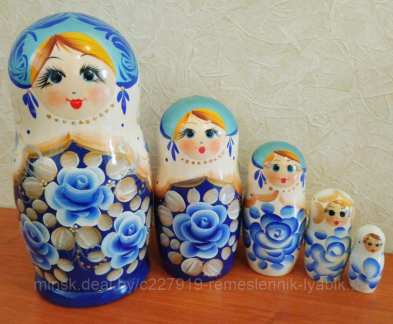 Матрёшка на 5 частей! Ручной работы!