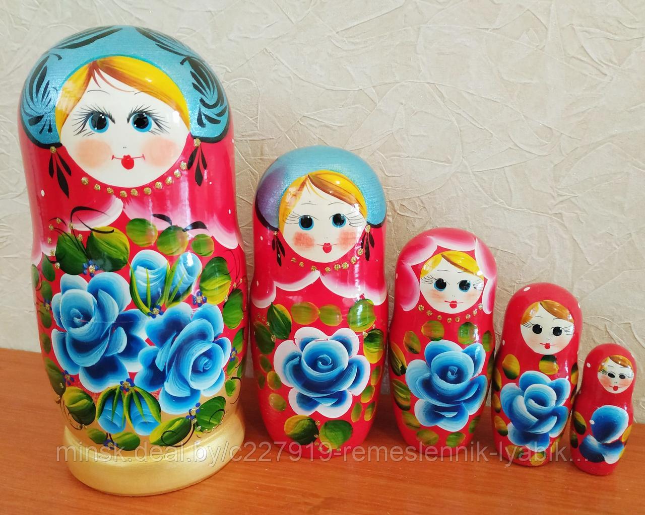 Матрёшка на 5 частей! Ручной работы!