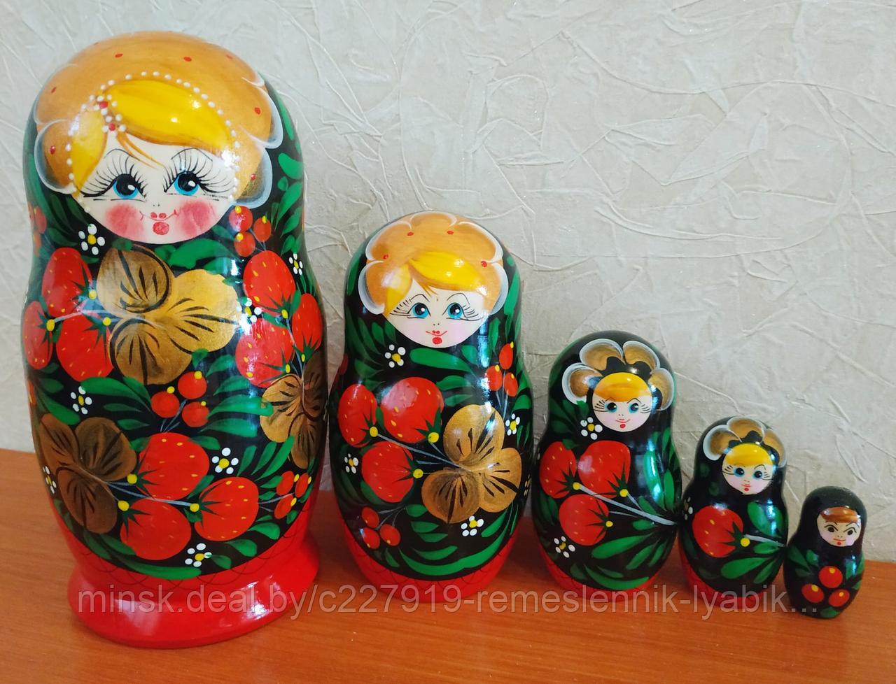 Матрёшка на 5 частей! Ручной работы!