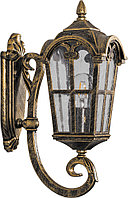Уличный настенный светильник  «Кастелло» малые FERON PL102 1*60W, E27, цвет черное золото