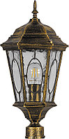 Светильник садово-парковый, серии «Рим» большие FERON PL152 1*60W, IP44 черное золото