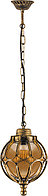 Светильник уличный подвесной PL3705 «Версаль» малый Feron  IP44, черное золото