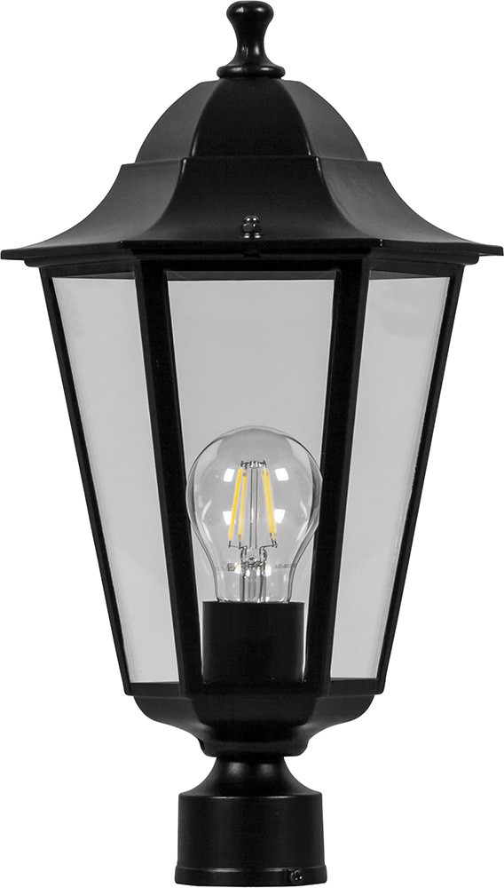 Светильник садово-парковый, серии «Классика» (НТУ) FERON 6103 1*60W, E27, 230V, IP44, цвет черный, 6-и