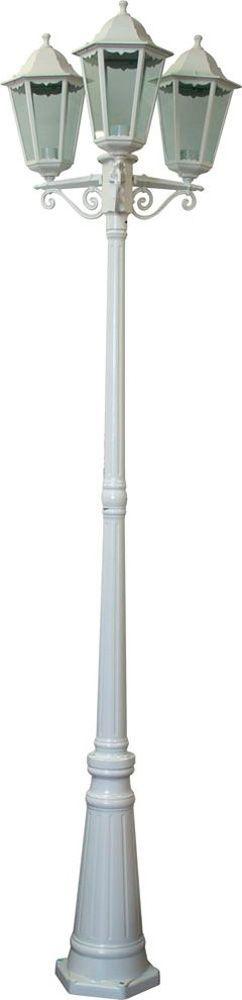 Уличный фонарь столб FERON 6215 3*100W, E27, 230V, IP44, цвет белый