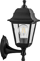 Настенный уличный светильник (НБУ 32226) 04-60-001 1*60W, E27, 230V, IP44, цвет черный,