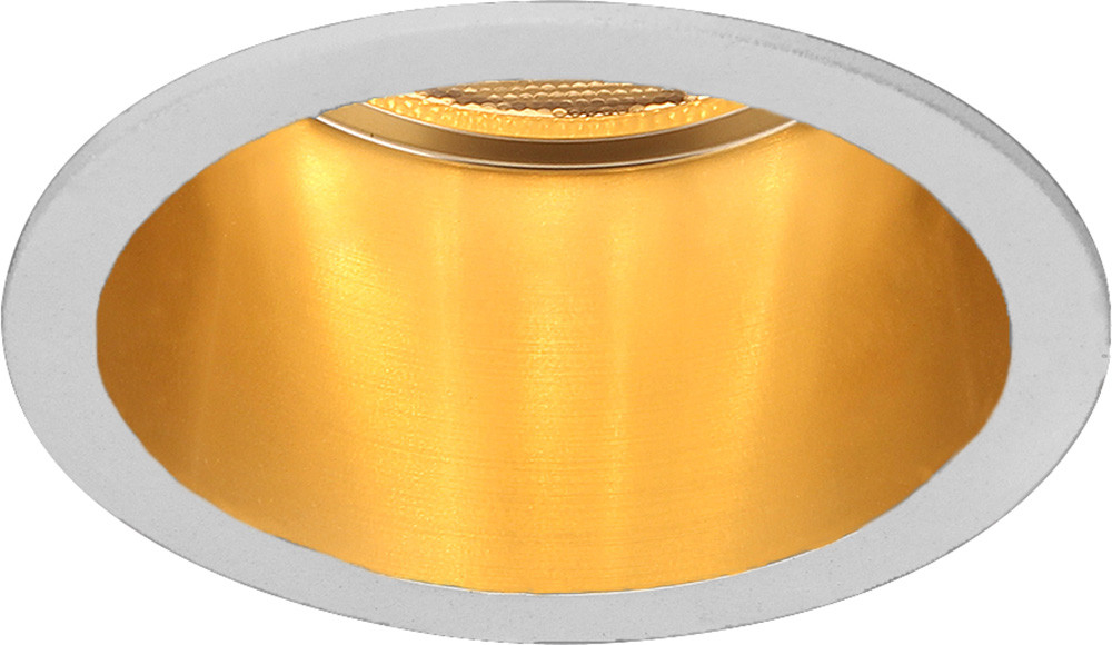 Точечный светильник Feron DL6003 потолочный MR16 G5.3 белый, золото