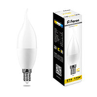 Лампа светодиодная Feron LB-770 Свеча на ветру E14 11W 2700K