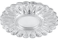 Светильник встраиваемый с белой LED подсветкой Feron CD902 потолочный MR16 G5.3 белый