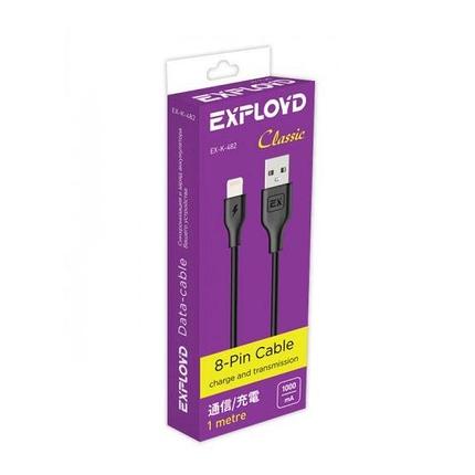 Дата-кабель Exployd USB - 8 Pin, 1м (серия Classic), фото 2