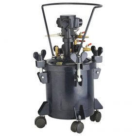 Красконагнетательный бак 10 л. с автоматической мешалкой, выход 1/4 (HYVST R8318A)