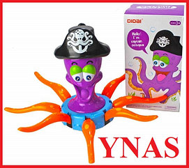 Детская интерактивная игрушка Осьминог пират развивающая octopus captain арт.ld-146a для детей