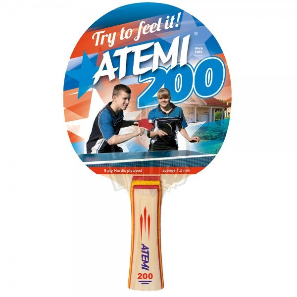 Ракетка для настольного тенниса Atemi 200 Hobby (арт. A200) - фото 1 - id-p20274433