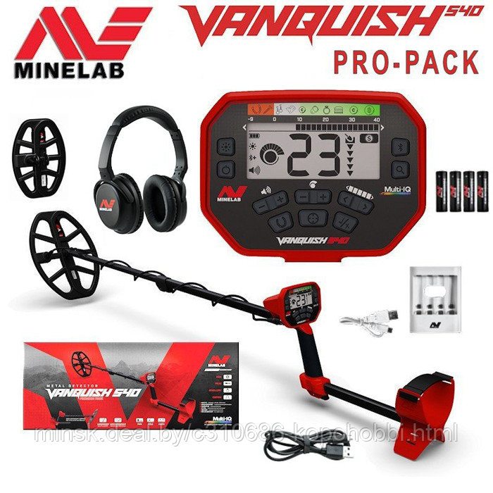 Купить металлодетектор Minelab VANQUISH 540 Pro-Pack. - фото 4 - id-p119536953