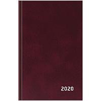Ежедневник датированный 2020г., A5, 168л., БВ, OfficeSpace, цвет бордовый(работаем с юр лицами и ИП)