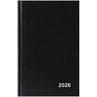 Ежедневник датированный 2020г., A5, 168л., БВ, OfficeSpace, цвет черный(работаем с юр лицами и ИП)