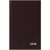 Ежедневник датированный 2020г., A5, 168л., БВ, OfficeSpace, цвет коричневый(работаем с юр лицами и ИП)