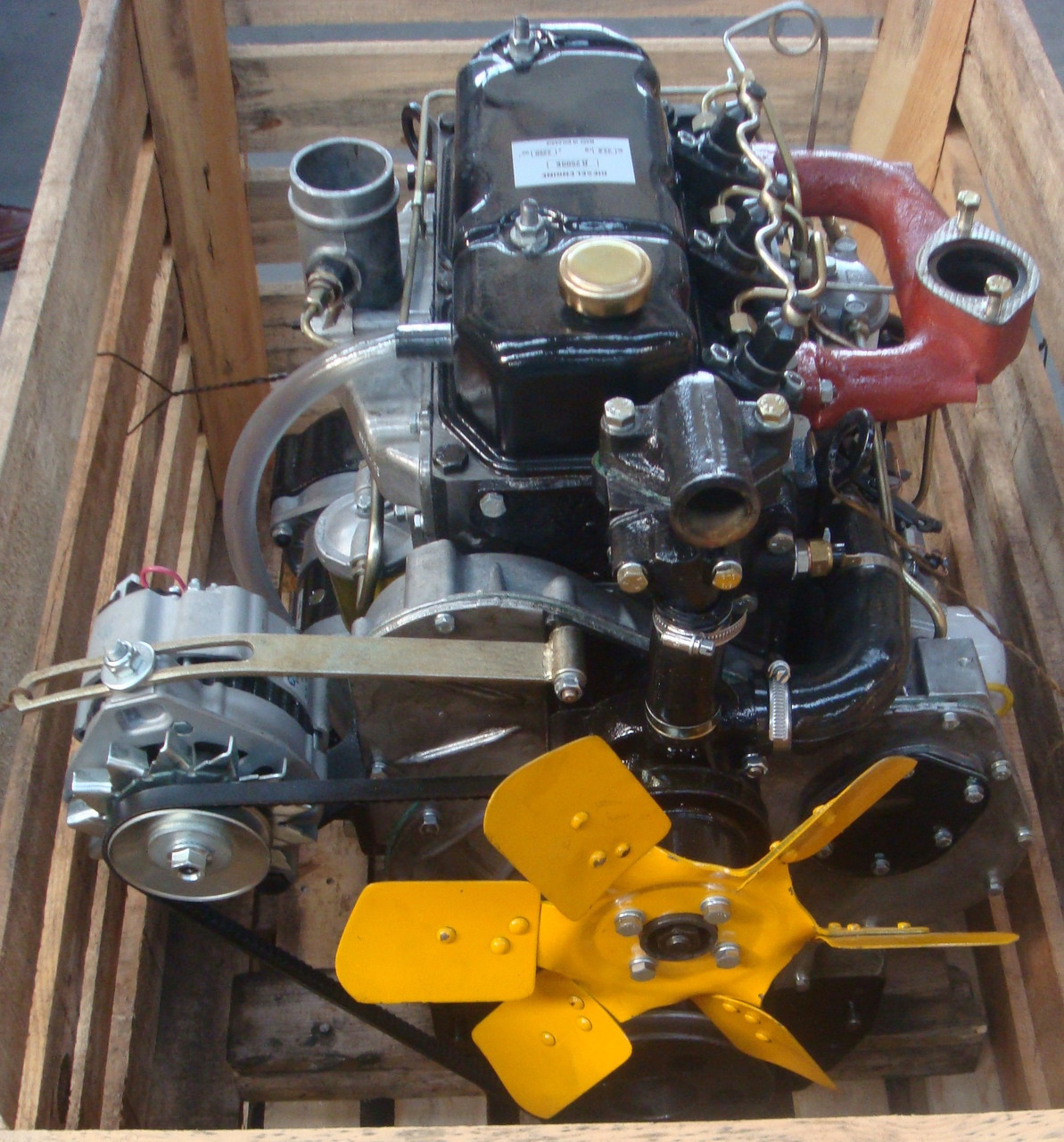 Двигатель в сборе Д2500 Balkancar / Новый двигатель болгарского погрузчика / трех цилиндровый