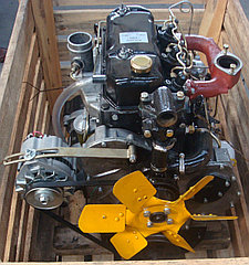 Двигатель в сборе Д2500 для погрузчика Balkancar / Новый двигатель болгарского погрузчика / трех цилиндровый