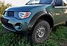 Расширители колесных арок (широкие) Mitsubishi L200 2007-2010, фото 2