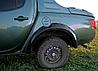 Расширители колесных арок (широкие) Mitsubishi L200 2007-2010, фото 3