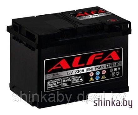 Автомобильный аккумулятор ALFA Hybrid 75 R (75 А·ч) - фото 1 - id-p119699299