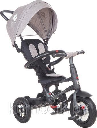 Детский велосипед трехколесный QPlay Rito, колеса 10\8 (складной) арт.QA6 Серый - фото 2 - id-p119720107