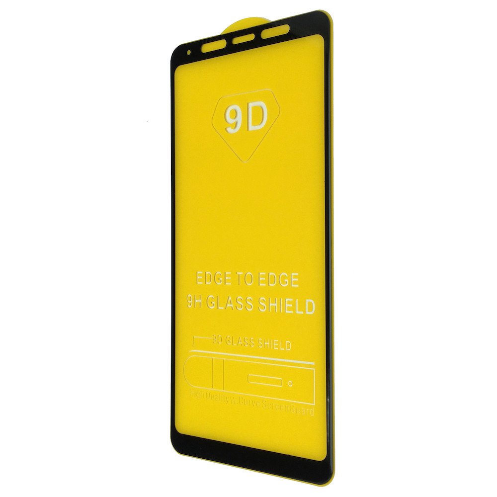 Защитное стекло Full-Screen для Samsung Galaxy A9 (2018) черный (5D-9D с полной проклейкой) - фото 2 - id-p90371264