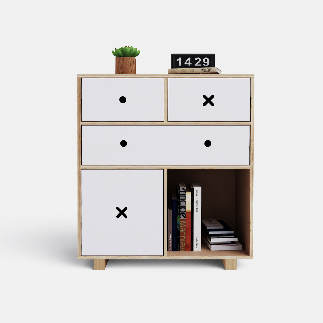Комод crafto ГАМП / white в скандинавском стиле
