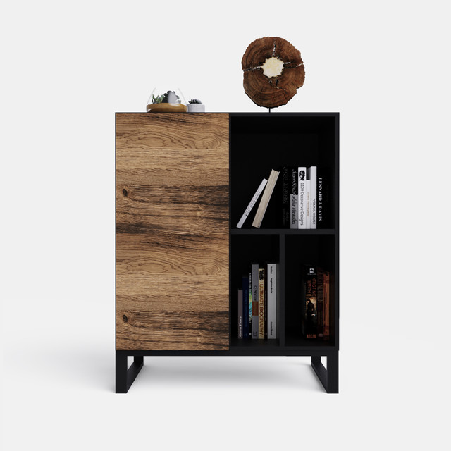 Комод CRAFTO / БОННИ / black в стиле лофт Комод CRAFTO / БОННИ / black в стиле лофт