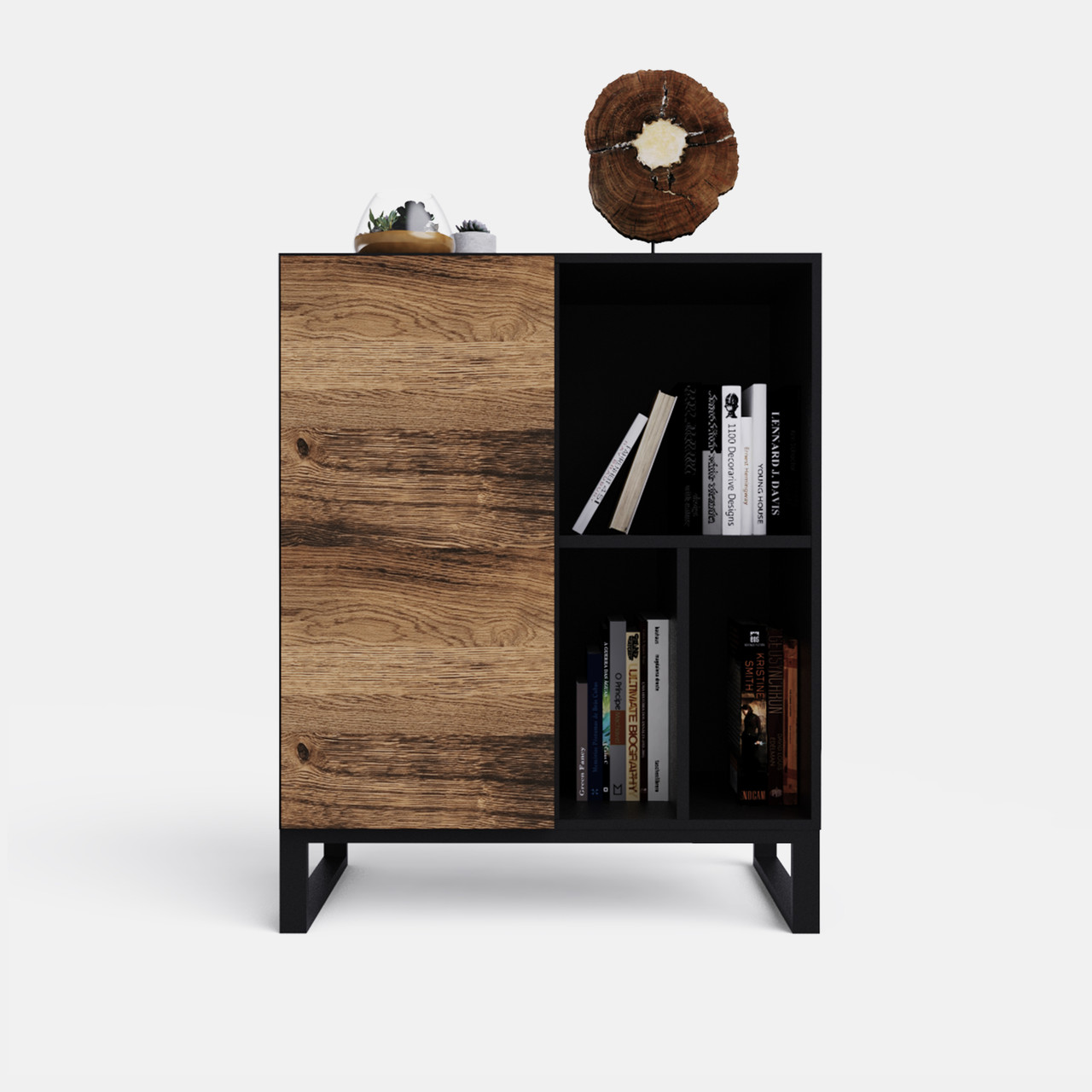 Комод crafto БОННИ / black в стиле лофт