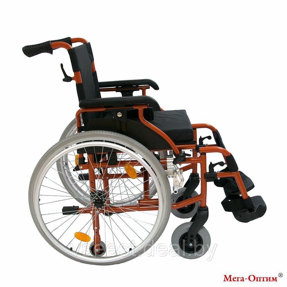 Коляска инвалидная алюминиевая с транзитными колесами 514A-1 Под заказ 7-8 дней - фото 3 - id-p119731334