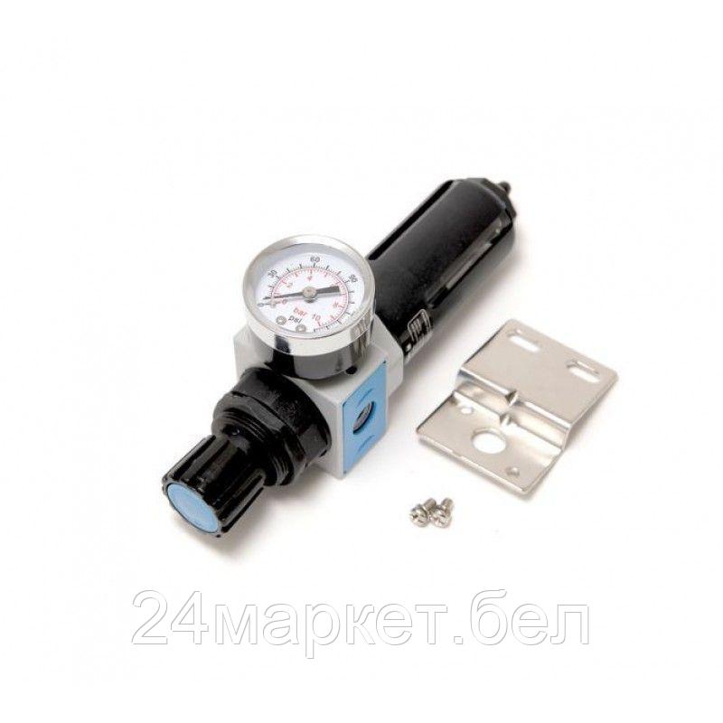 FORSAGE Фильтр-регулятор с индикатором давления для пневмосистем 1/4"(максимальное давление 10bar пропускная - фото 1 - id-p118715694