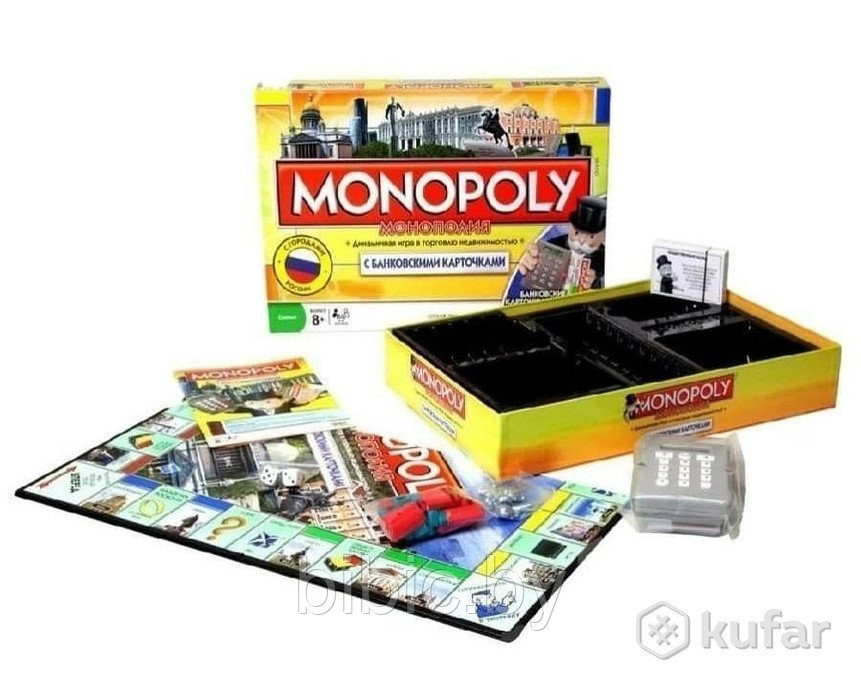 Монополия с банковскими карточками Monopoly