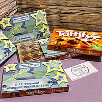 Коробка конфет "Toffifee" для Лучшего Защитника!, фото 1