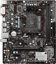 Мат.плата MSI B450M-A PRO MAX, (AMD B450), mATX, DDR4, DVI-D/HDMI S-AM4