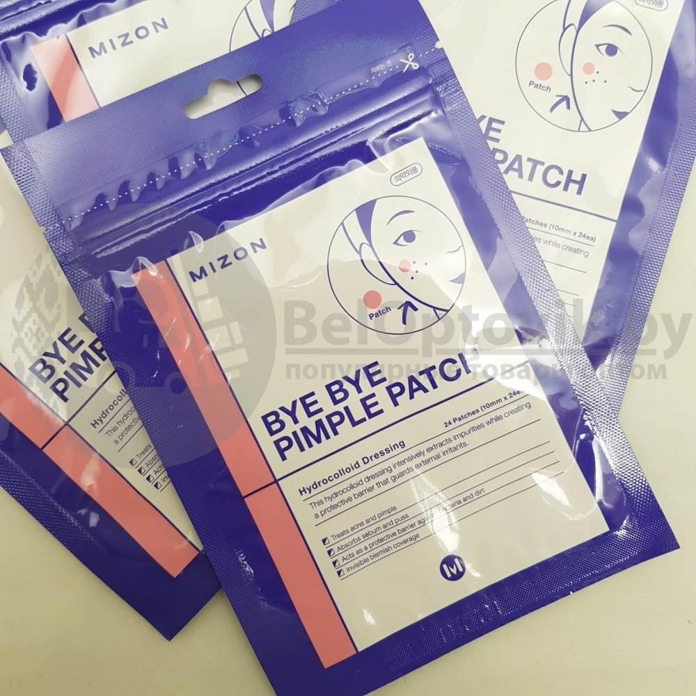 Противовоспалительные локальные патчи против акне Bye Bye Pimple Patch, 24 шт Original Korea - фото 8 - id-p119780831